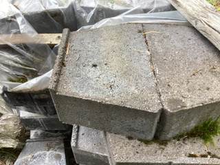Sten till mur, Benders Megastone, grå