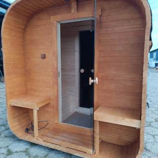 Sauna Quadro 3m + terrace 0,4m