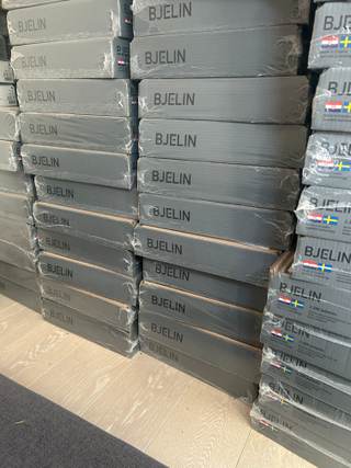 Bjelin Herringbone ek – ca. 130 m² – oanvänt restparti